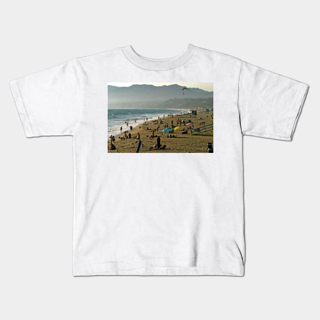 Beach Time Kids T-Shirt by Memories4you